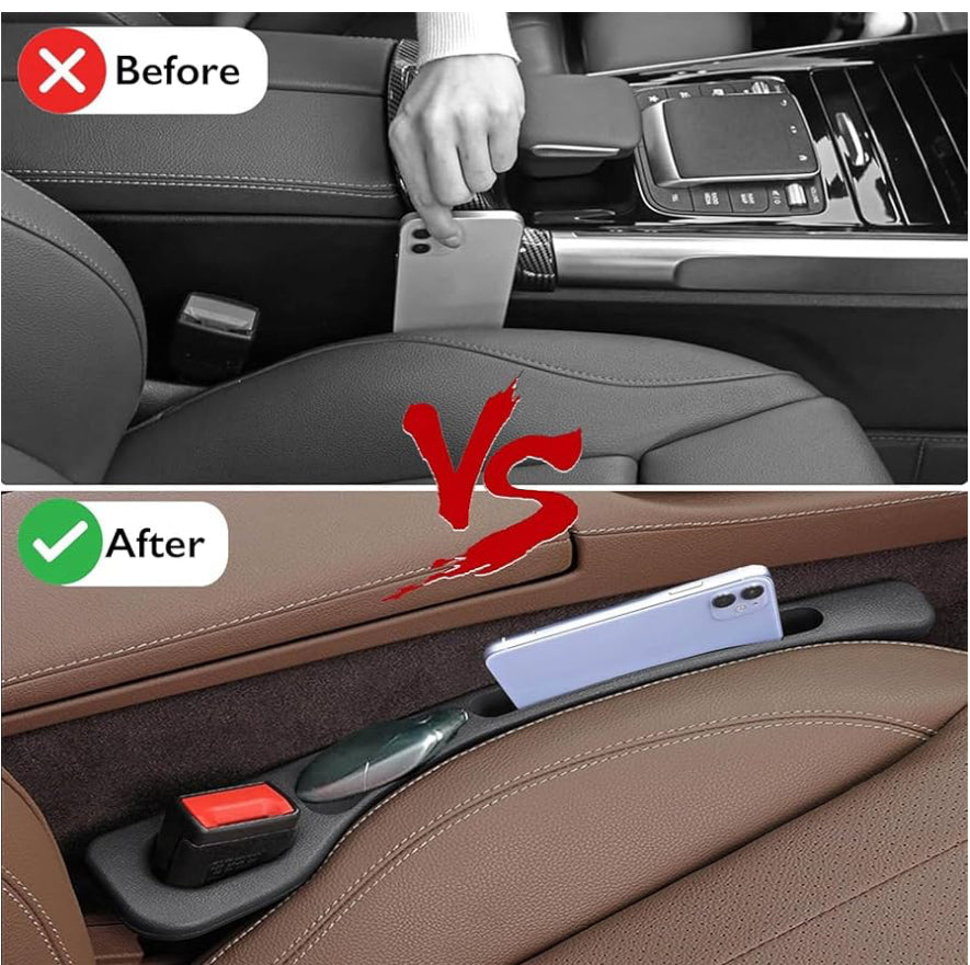 2PCS Car Seat Gap Filler Organizer