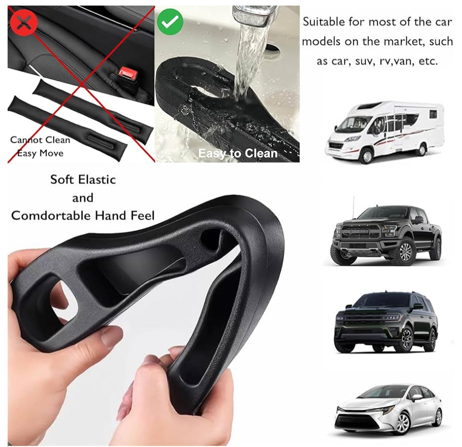 2PCS Car Seat Gap Filler Organizer
